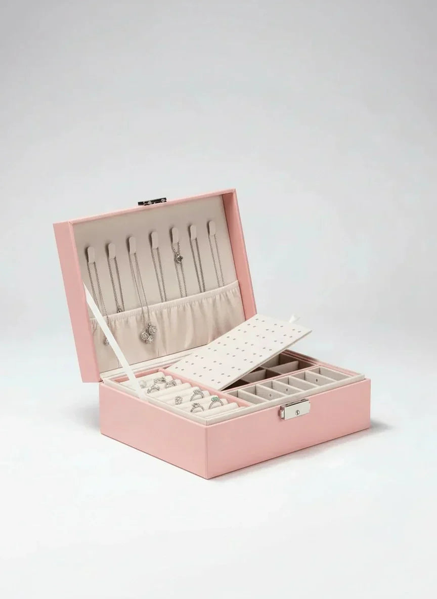 Grande boîte à bijoux femme – Organisation élégante