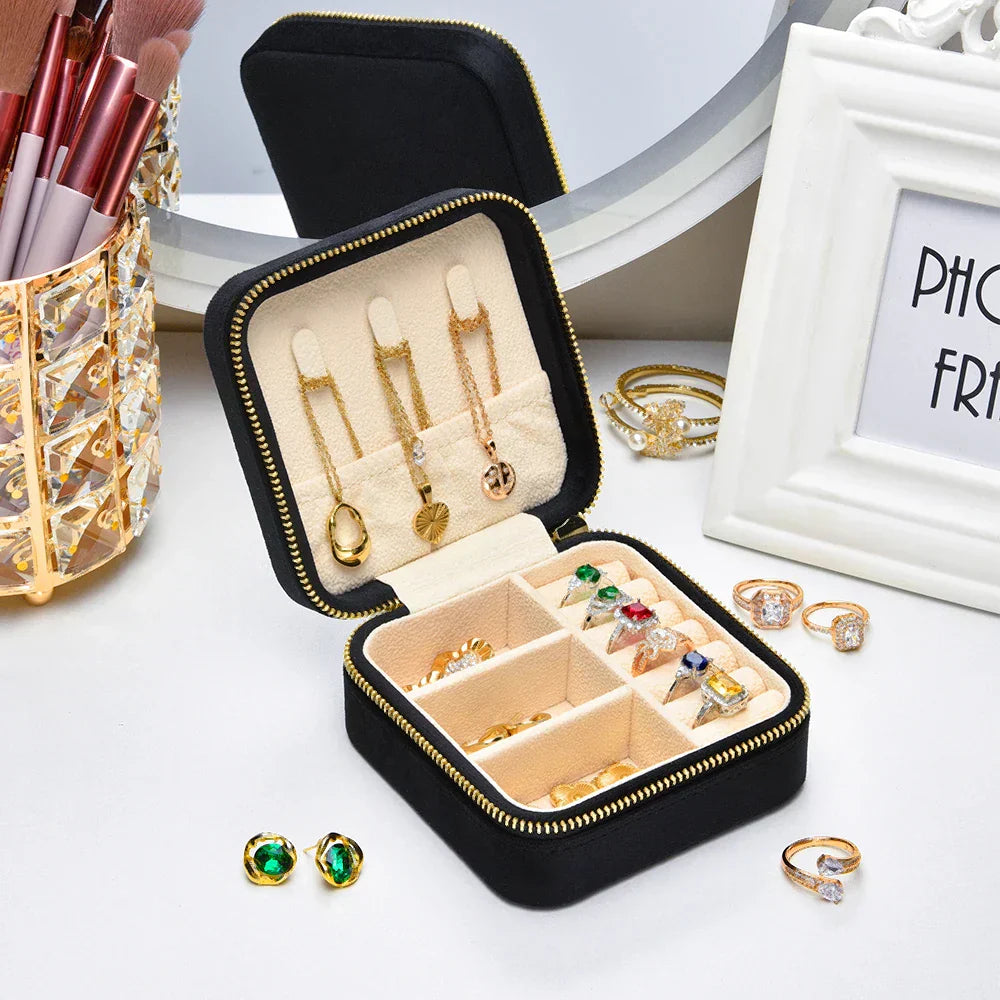 Boîte à Bijoux Noir – L’Organiseur Parfait