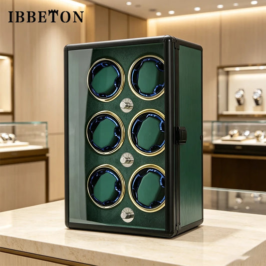 Remontoir 2 Montres Aluminium Vert