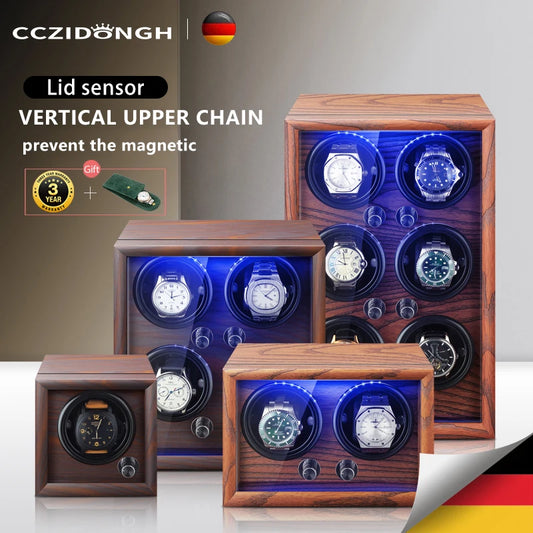Remontoir 2 Montres Bois Capteur