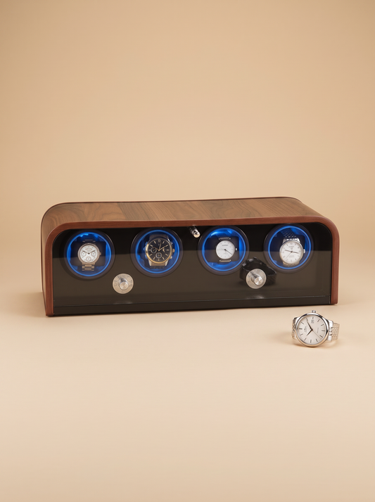Remontoir Bois LED Bleu