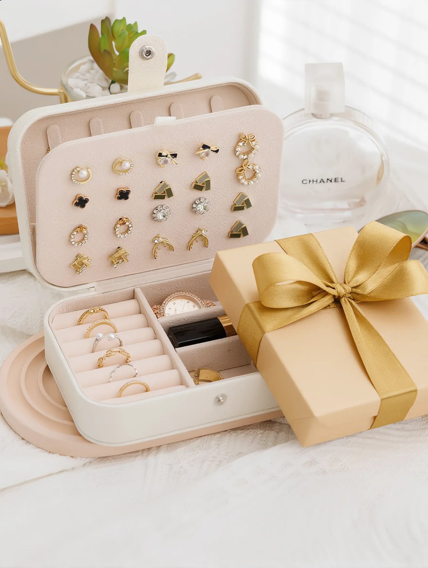 Boîte à bijoux pour boucles d’oreille