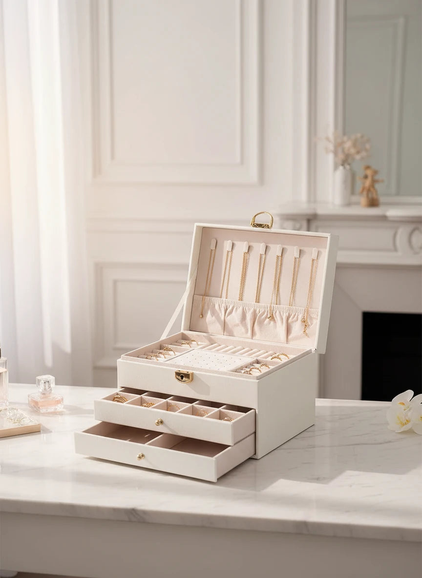 Boîte à bijoux fille design – Chic et créative