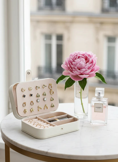 Boîte à bijoux pour boucles d’oreille