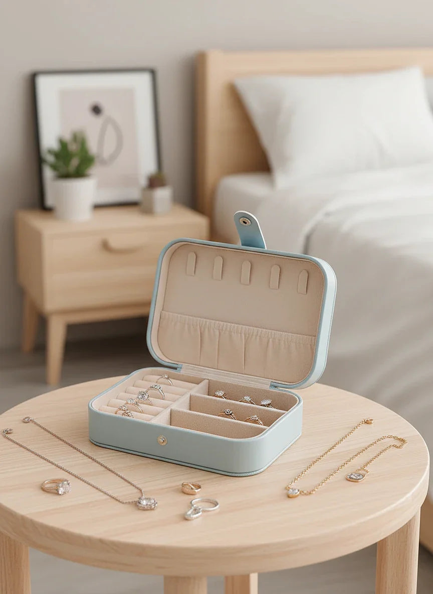 Boîte à bijoux rectangle – Rangement stylé et organisé
