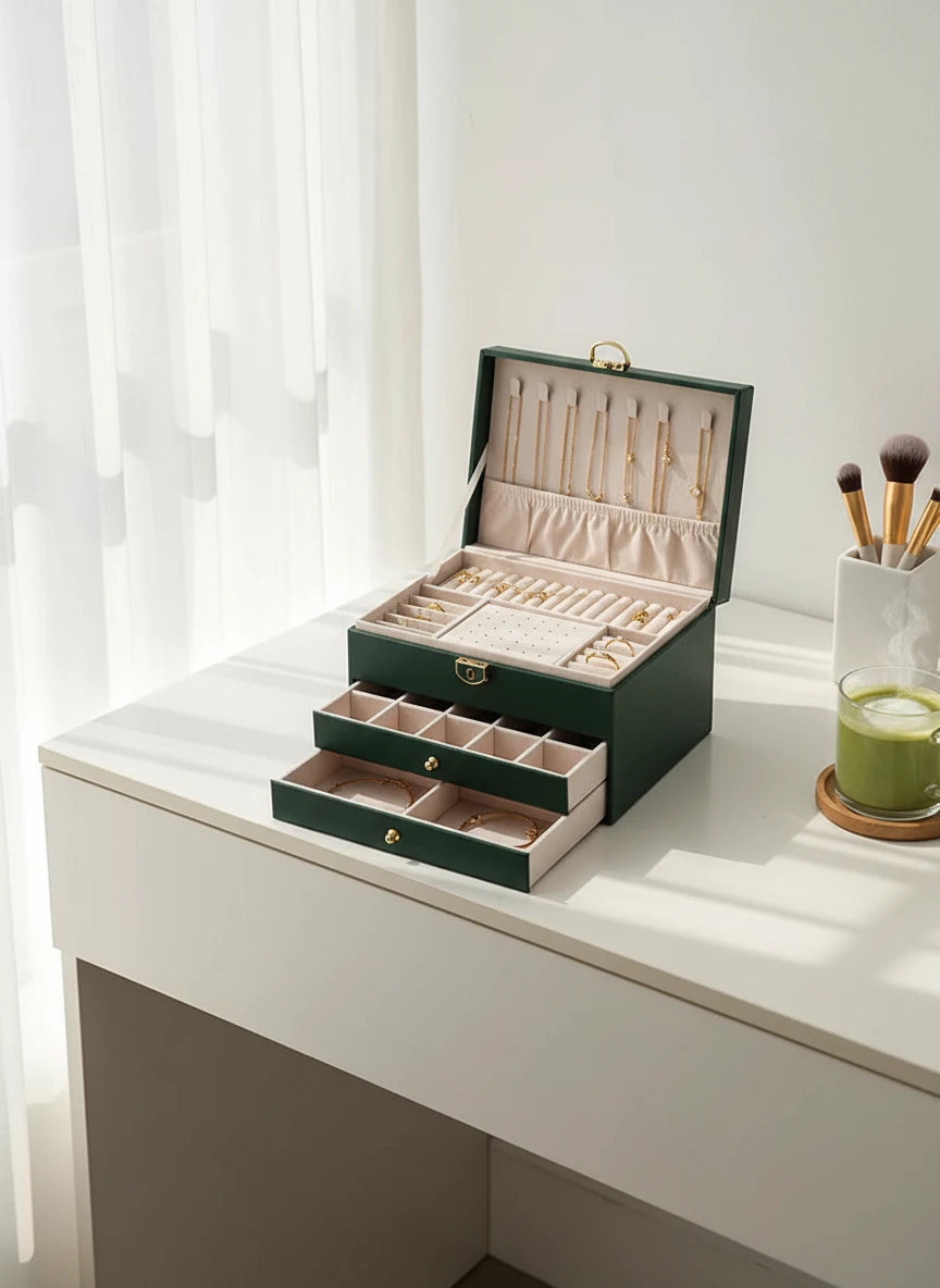 Boîte à bijoux tiroir – Rangement malin et chic