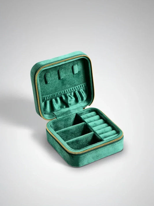 Boîte à Bijoux Verte – Rangement Chic