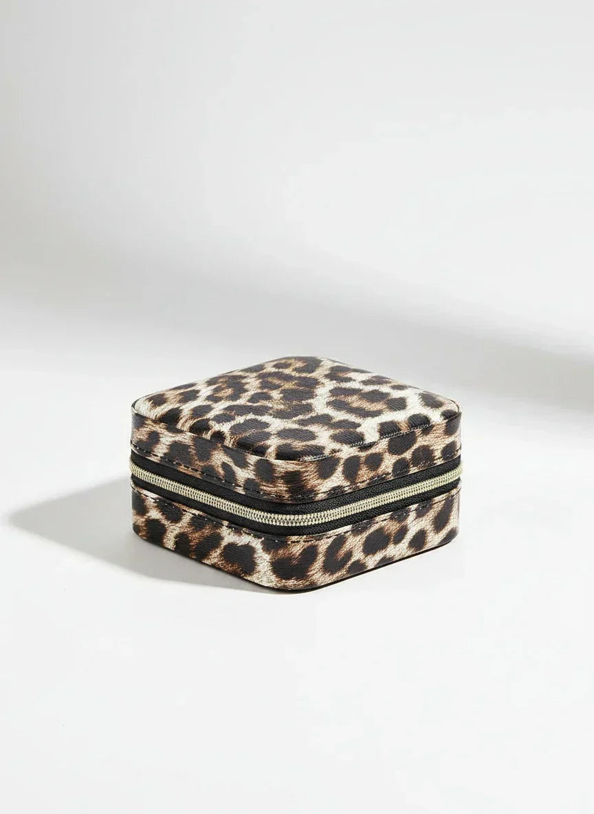 Boîte à bijoux léopard – Style audacieux et chic