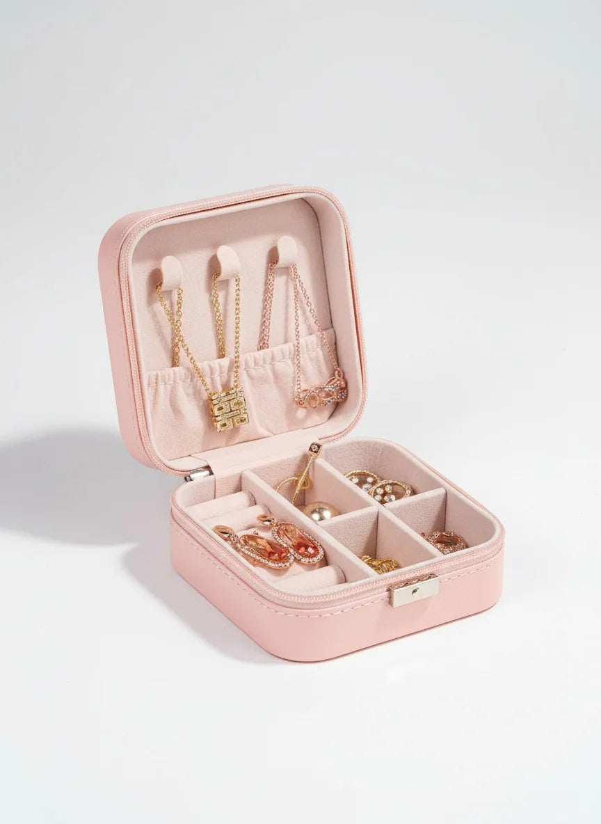 Petite boîte à bijoux rose – Coffret charmant