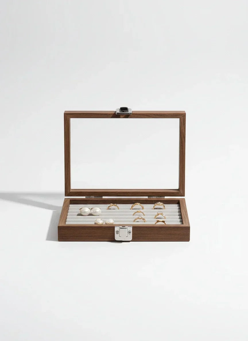 Boîte à bijoux en bois pour petite fille