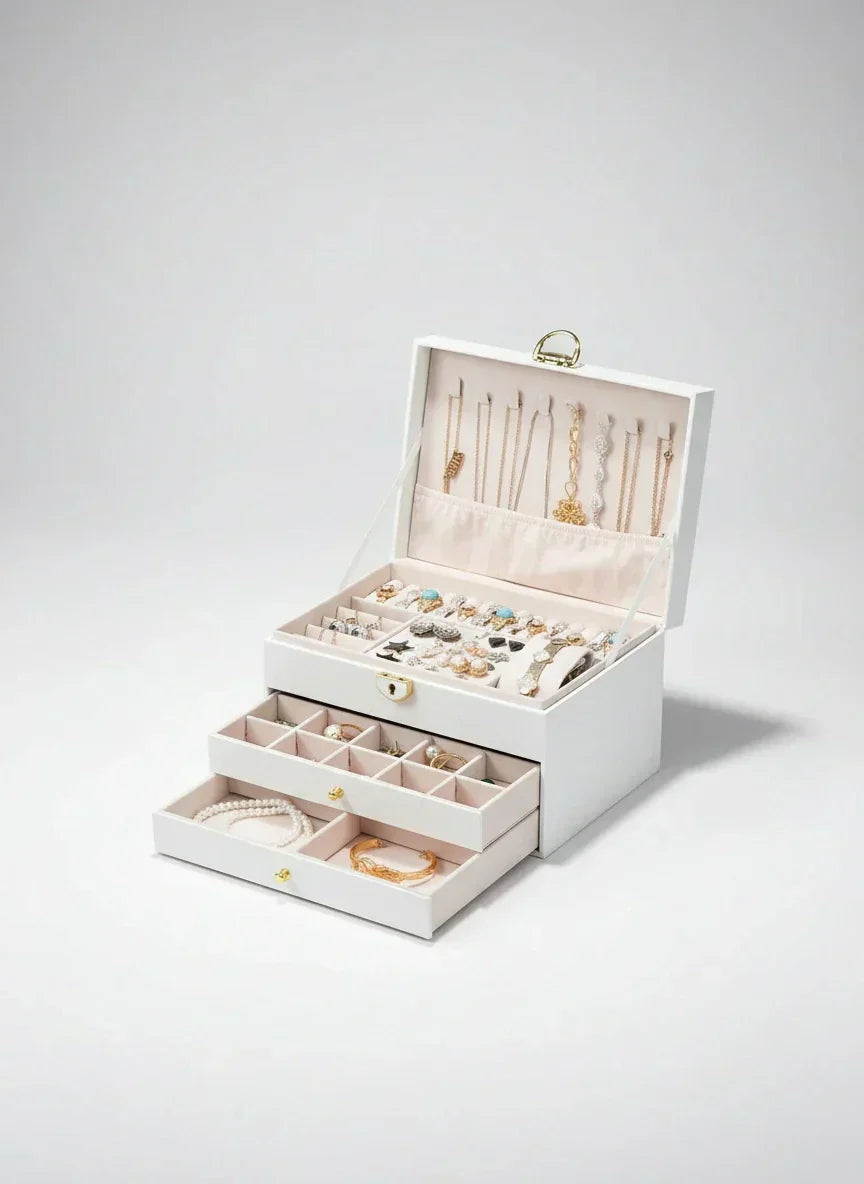 Boîte à bijoux 2 tiroirs