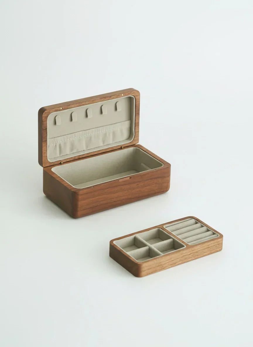 Boîte à bijoux en bois pour fillette