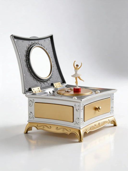 Boîte à bijoux en argent