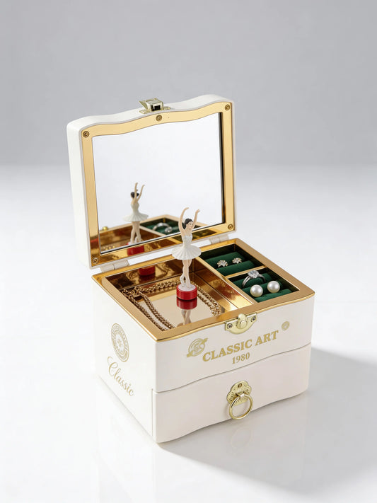 Boîte à bijoux musical fille – Rêve et mélodie