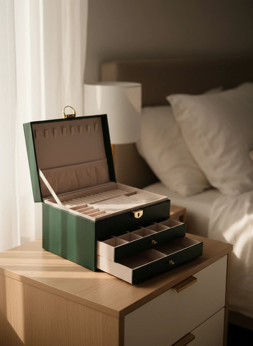 Boîte à bijoux tiroir – Rangement malin et chic