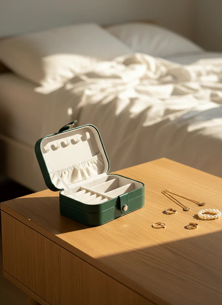 Boîte à bijoux transportable – Pour voyage et quotidien