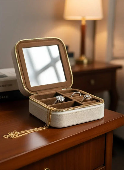 Boîte à bijoux miroir – Style et glamour réunis