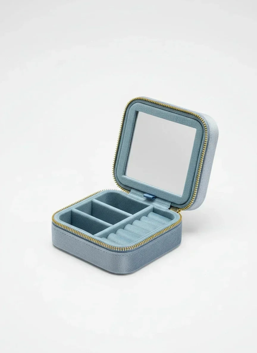 Boîte à bijoux miroir fille – Design doux