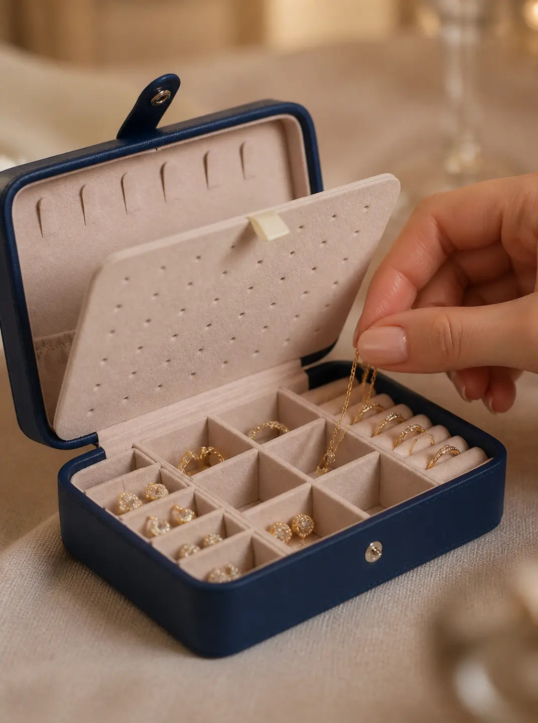 Boîte à bijoux grande capacité – Rangement optimal