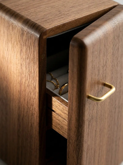 Boîte à bijoux moderne en bois