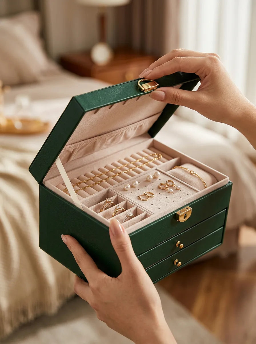 Boîte à bijoux luxe – Raffinée et pratique
