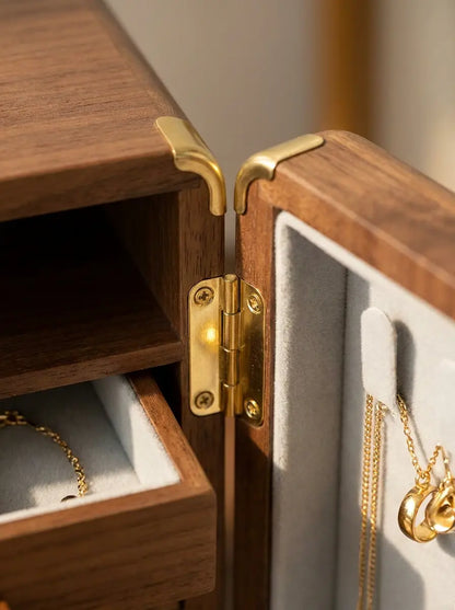 Boîte à bijoux moderne en bois
