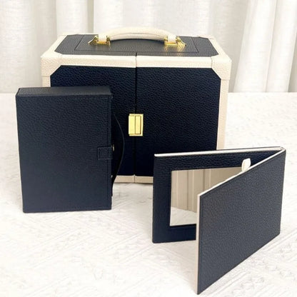 Grand Coffret Bijoux Double Porte Noir