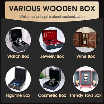 Coffret à Bijoux et Montre en Bois et Cuir – Finition Sur Mesure