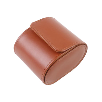 Boîte à Montre Homme 1 Compartiment Cuir PU Marron – Écrin Anti-Poussière Voyage