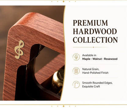 Écrin à Bague Musical Bois Sankyo