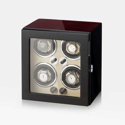 Remontoir 4 Montres Bois Gyroscopique