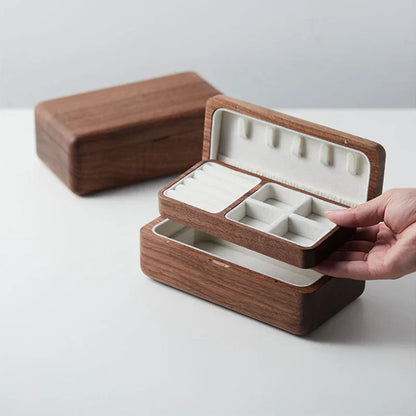 Boîte à bijoux en bois précieux