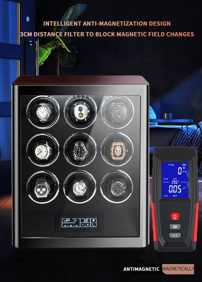 Remontoir 6 Montres Bois Empreinte