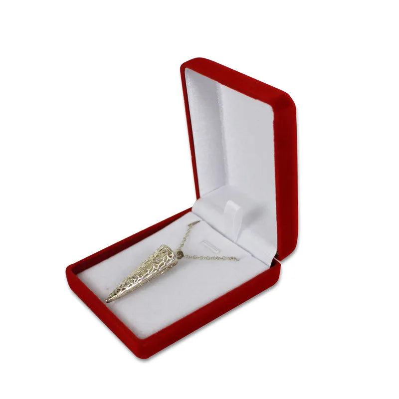 Écrin Nuptial Velours Noir – Collier