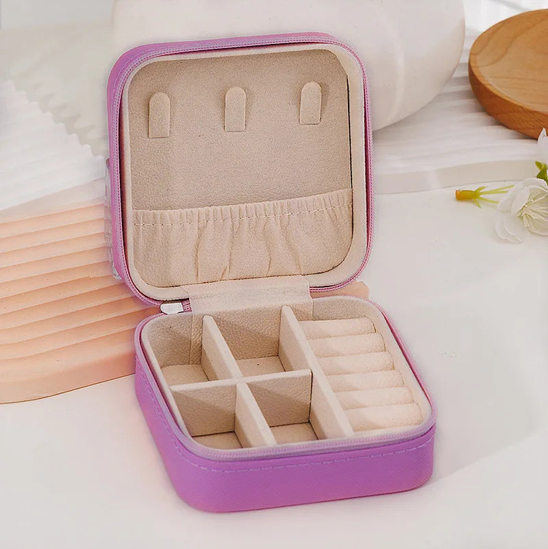 Boîte à bijoux violette – Élégance et organisation