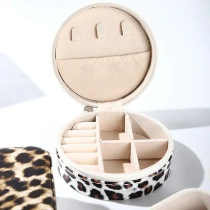 Boîte à bijoux chic léopard