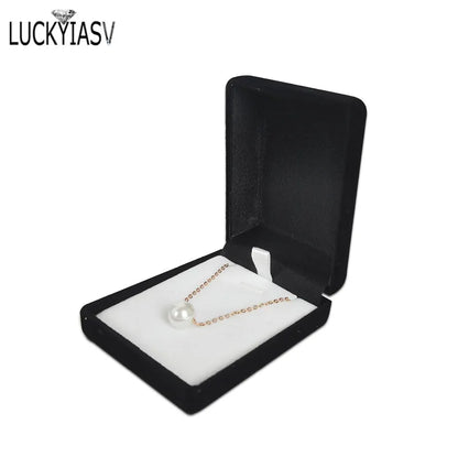 Écrin Nuptial Velours Noir – Collier