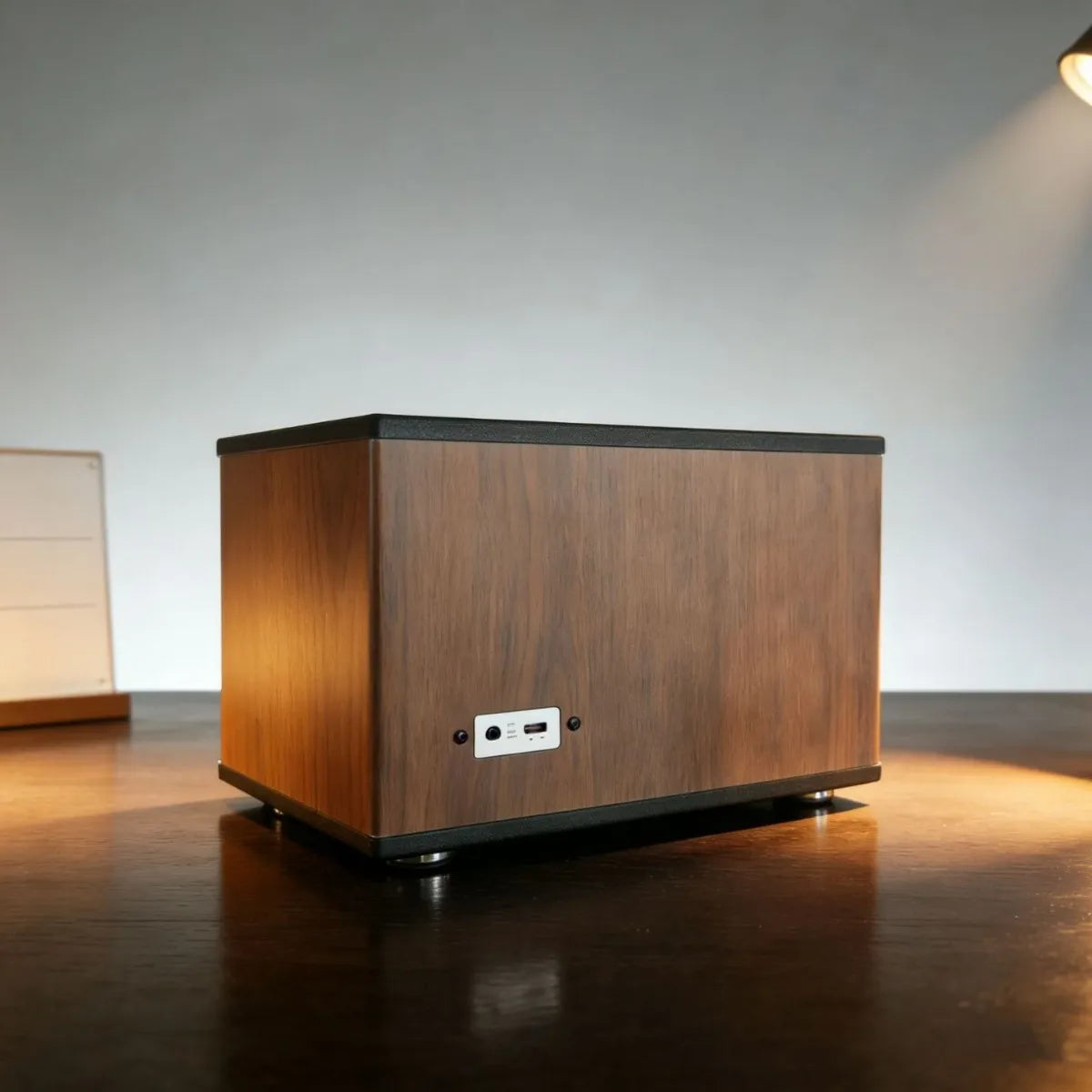 Remontoir 4 Montres Noyer LED Bleue