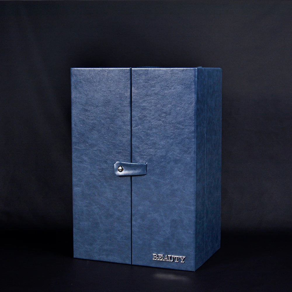 Coffret Bijoux Luxe Bois et Simili Cuir