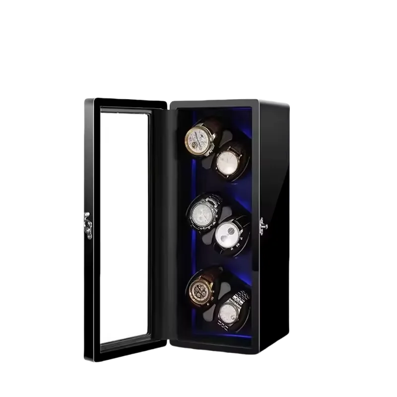 Remontoir 2 Montres Bois Marron Verrou