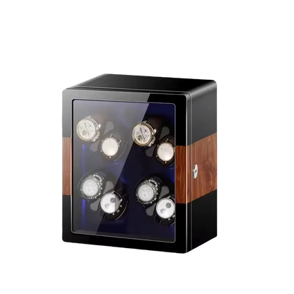 Remontoir 2 Montres Bois Marron Verrou