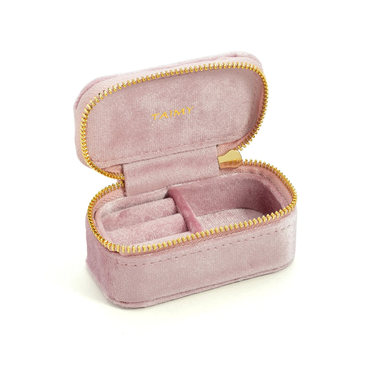 Mini Boîte à Bijoux Velours Ivoire Personnalisable
