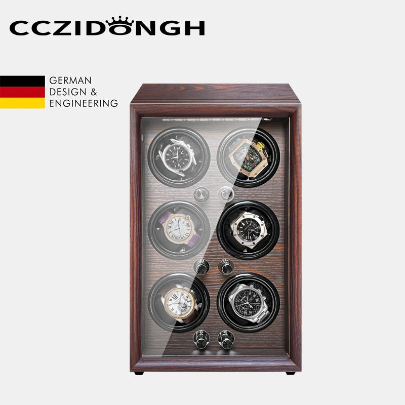 Remontoir 6 Montres Bois Capteur