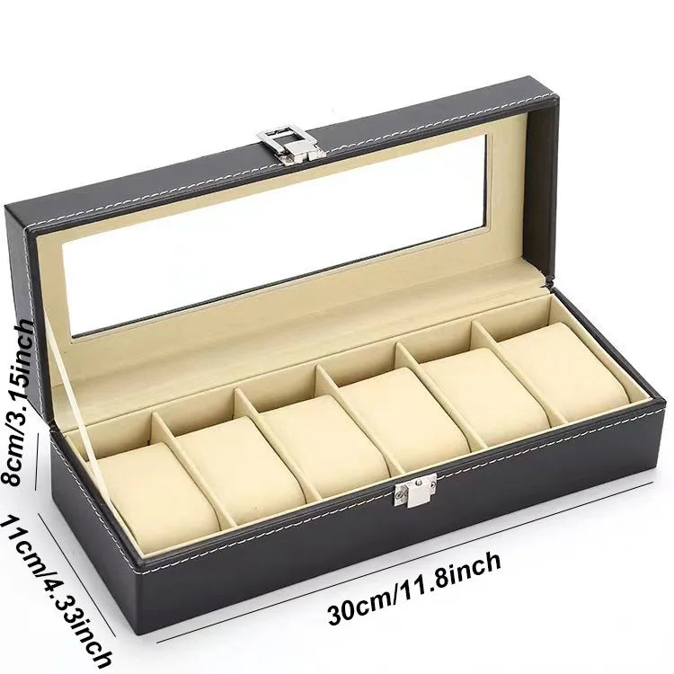 Boîte à Montres Homme 9 Compartiments – Édition Classique