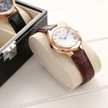 Boîte à Montres Homme Cuir PU Noir Intérieur Crème – Édition Prestige