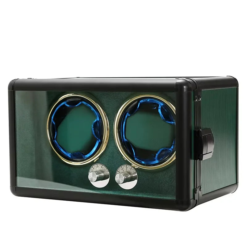 Remontoir 6 Montres Aluminium Vert