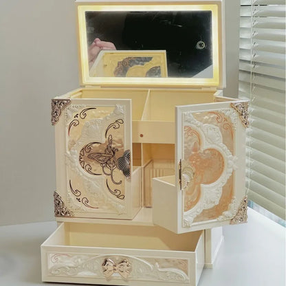 Boîte à Bijoux Acrylique LED