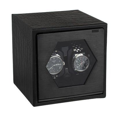 Remontoir 2 Montres Laqué Noir