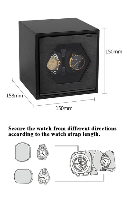Remontoir 2 Montres Métal Argenté