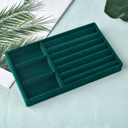 Tiroir à Bijoux Flanelle Noire Dressing Pratique